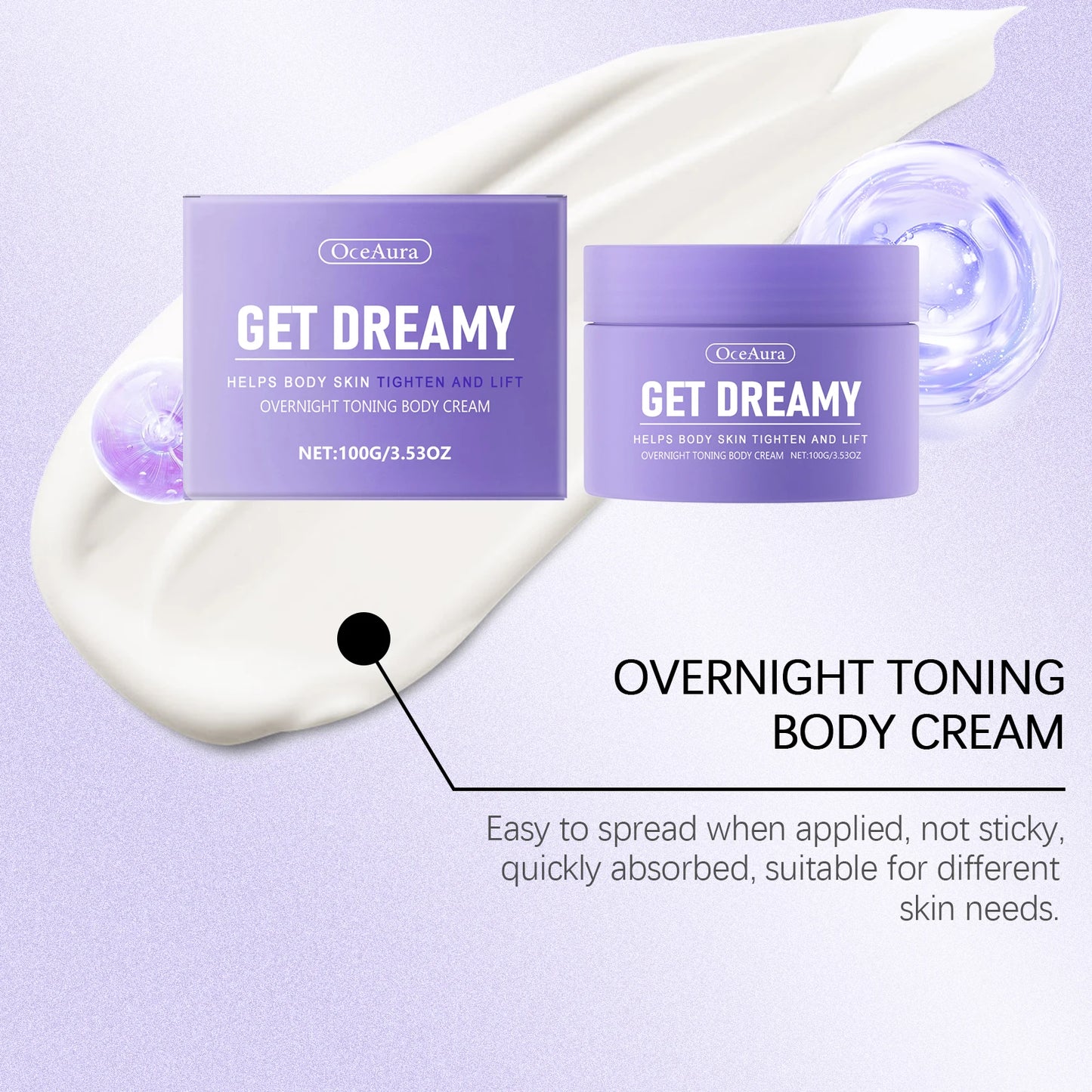 Caia™ Body Shaping Cream Lasting Moisturize Enhance Skin Elasticity Reduce Sagging Lifting Softening Slimming Body Cream