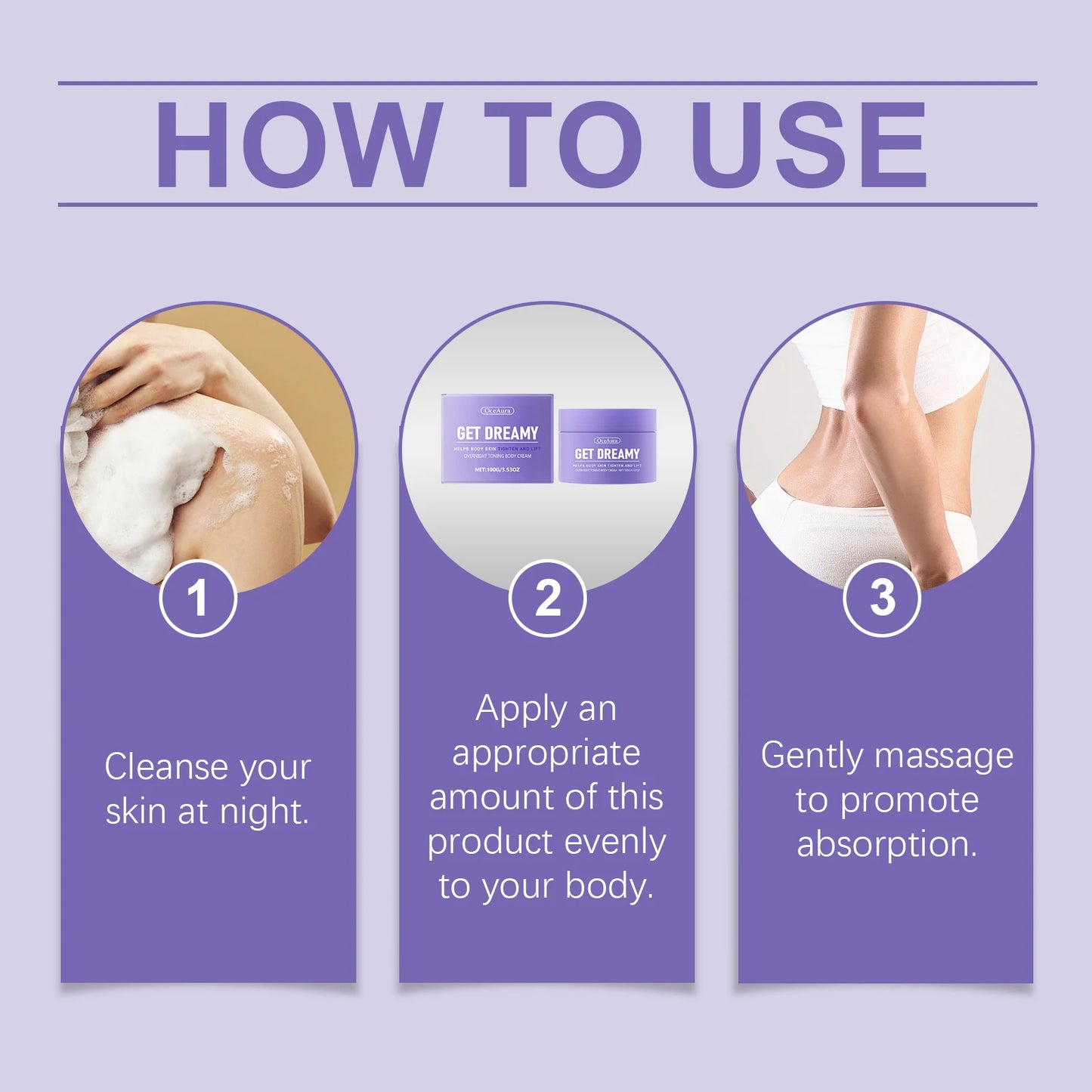 Caia™ Body Shaping Cream Lasting Moisturize Enhance Skin Elasticity Reduce Sagging Lifting Softening Slimming Body Cream