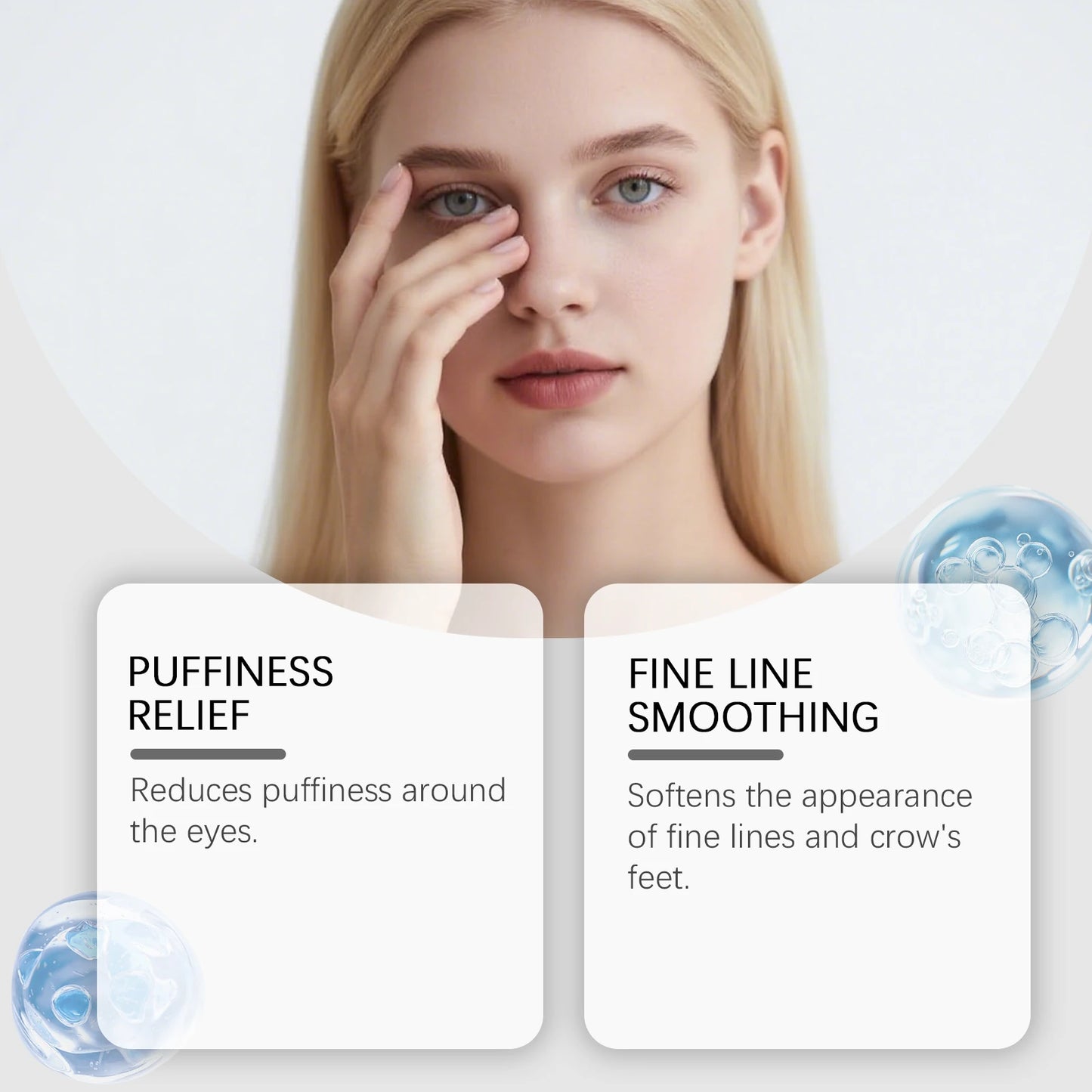 Calcium Volume Eye Patch Hydrating Smoothing Eye Treatment Anti-Puffiness Lifting Firming Eye Area Soft Smooth Eye Patch