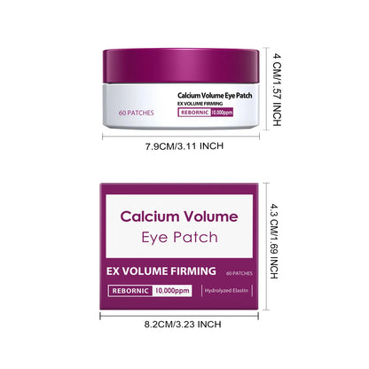 Calcium Volume Eye Patch Hydrating Smoothing Eye Treatment Anti-Puffiness Lifting Firming Eye Area Soft Smooth Eye Patch